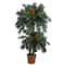 5ft. and 3ft. Potted Double Sago Palm Artificial Tree